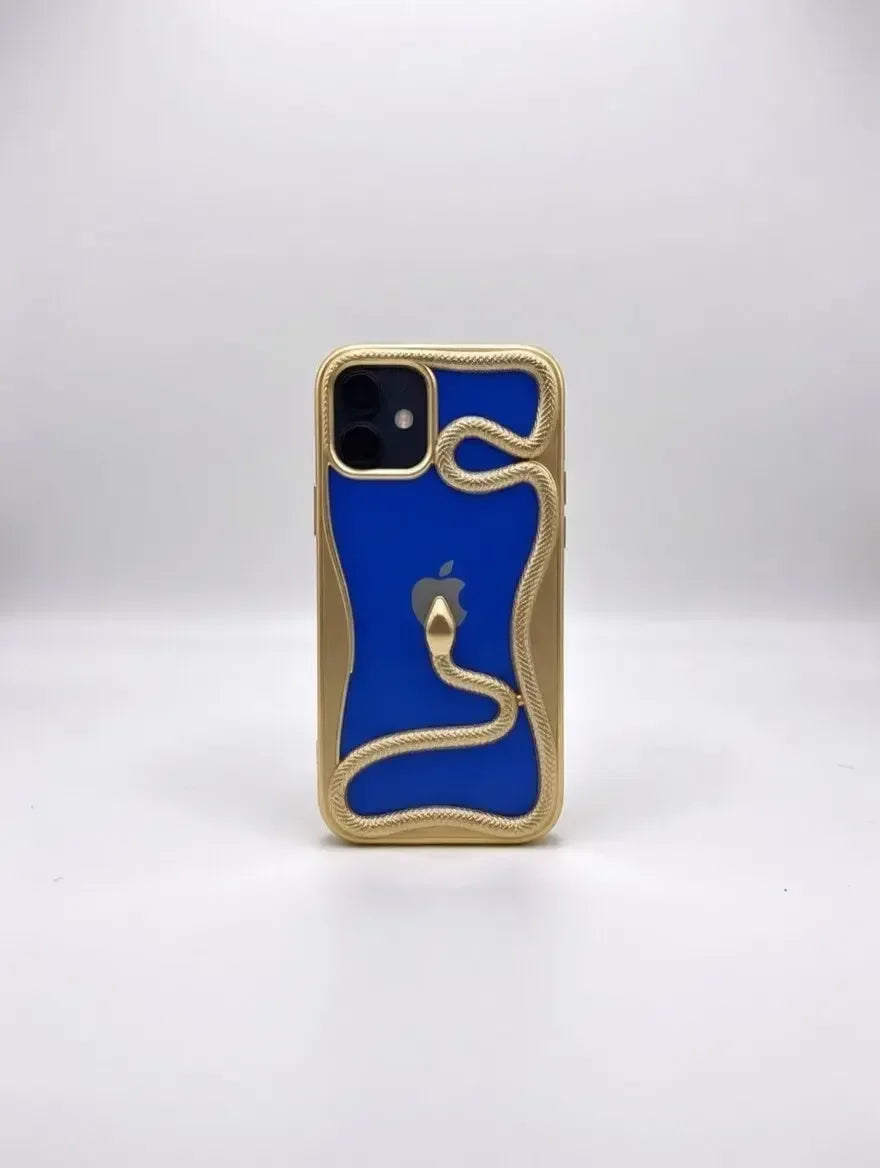 Guld Serpent iPhone-skal från Design Case