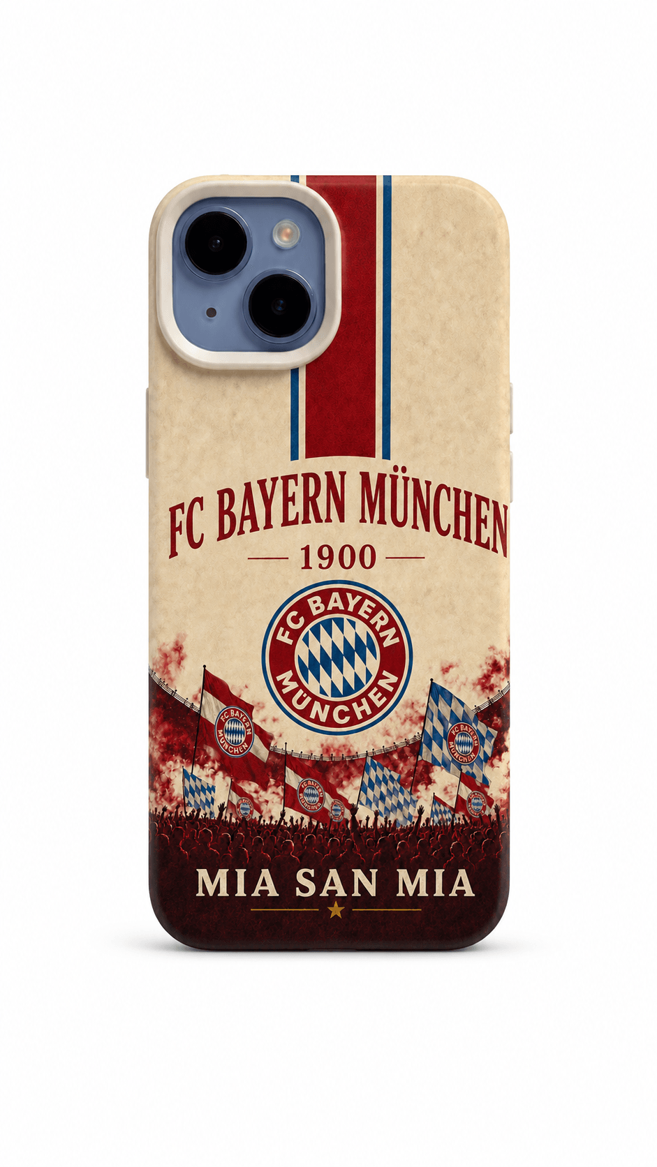 Bayern Munich Diamond – rött iPhone-skal