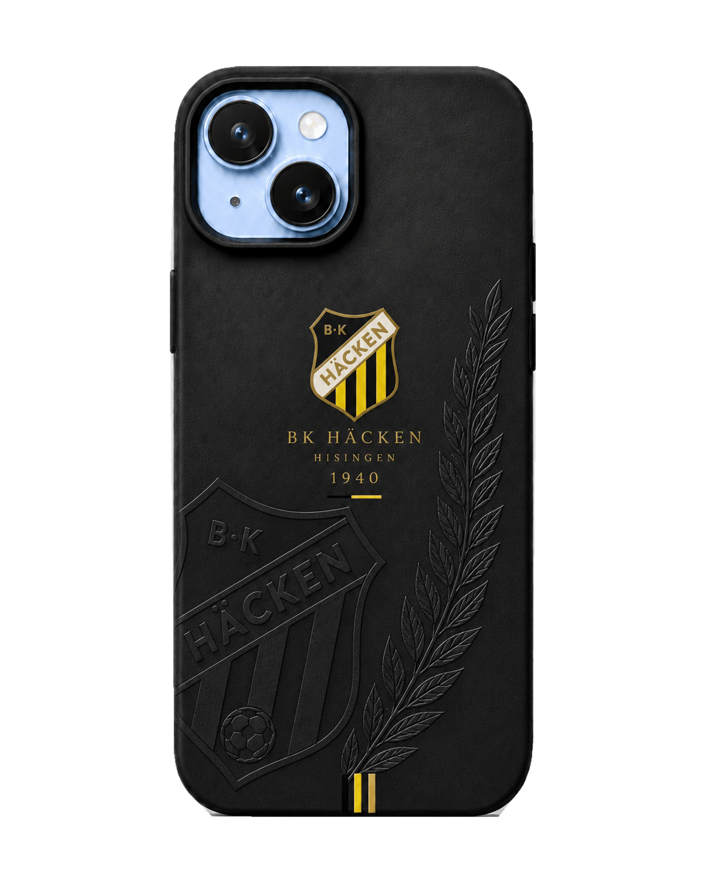 BK Häcken minimalistisk klubbmärke iPhone-skal