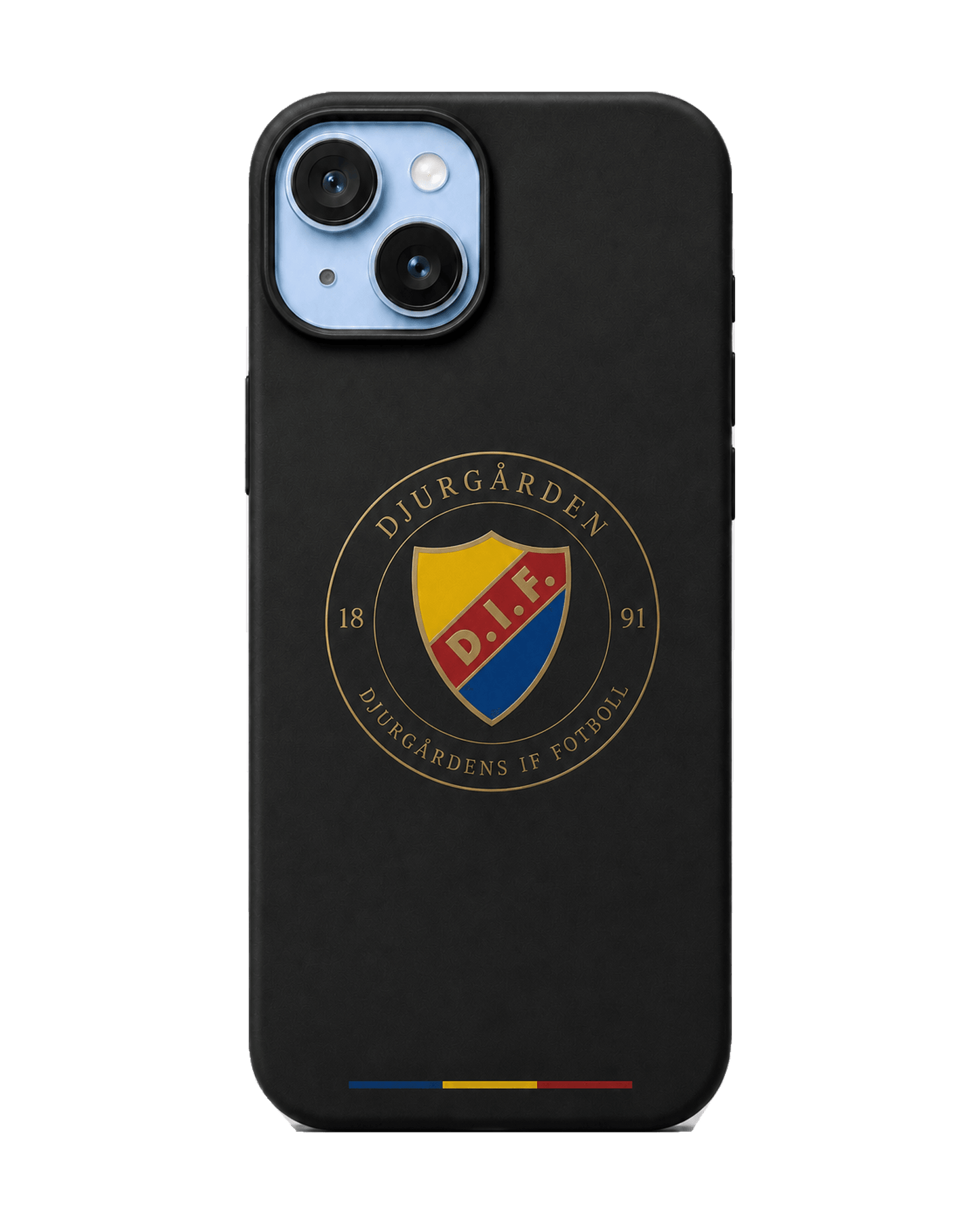 Djurgården minimalistisk klubbmärke iPhone-skal
