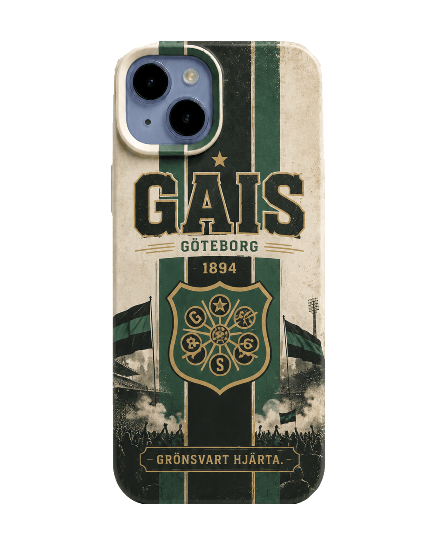 GAIS supporter Collage iPhone-skal
