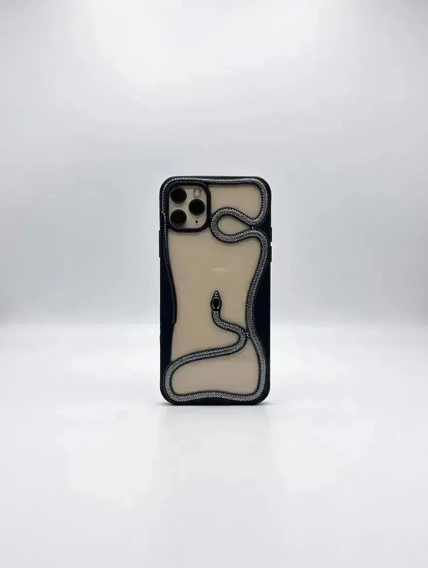 Svart Serpent iPhone-skal från Design Case