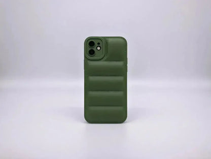 Green Design Quilted Puffer Phone Case - Design Case