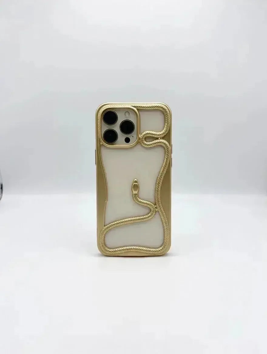 Guld Serpent iPhone-skal från Design Case