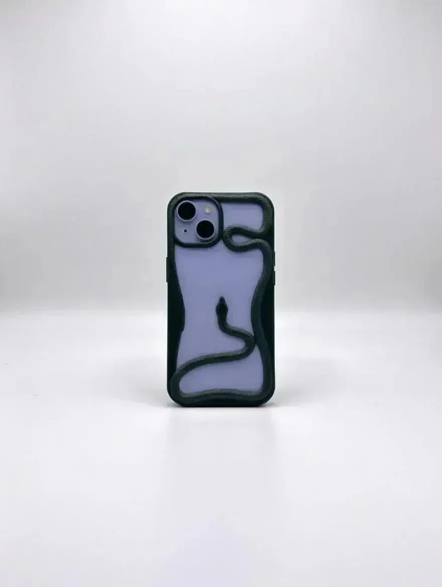 Svart Serpent iPhone-skal från Design Case