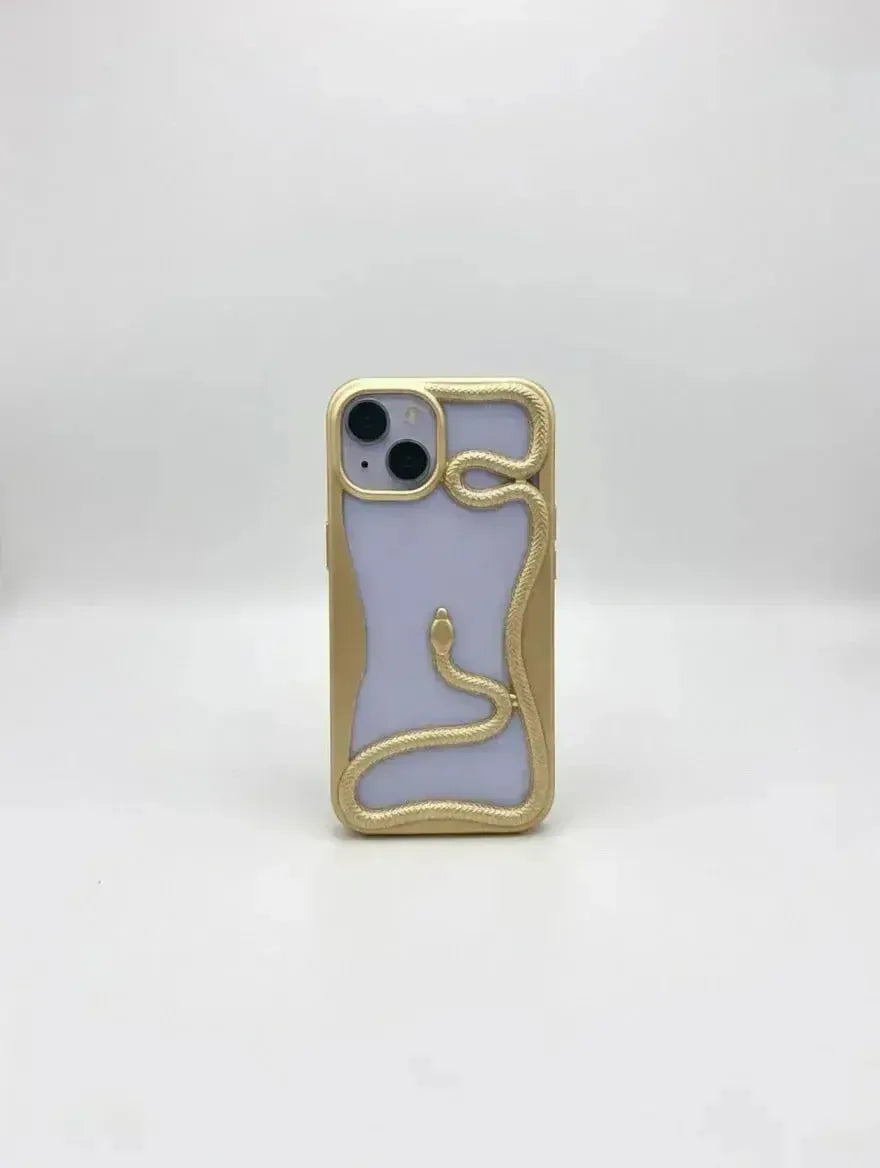 Guld Serpent iPhone-skal från Design Case