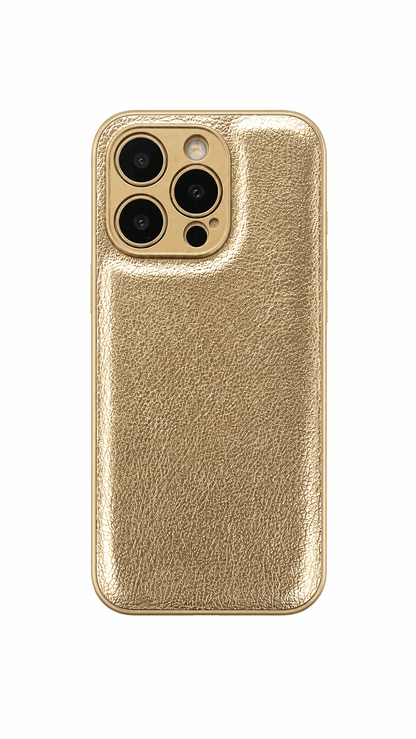 Gold Luxury iPhone Case 16-15-14-13-pro-max