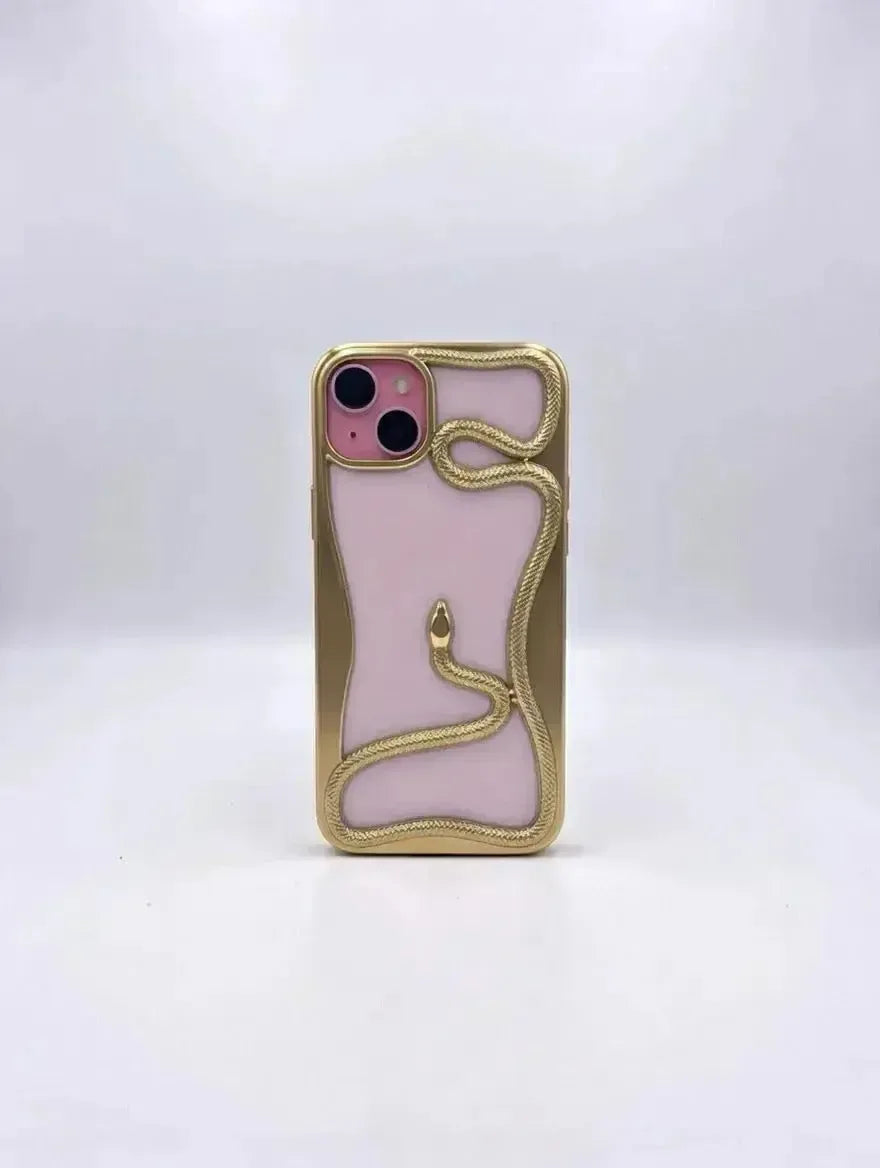 Guld Serpent iPhone-skal från Design Case