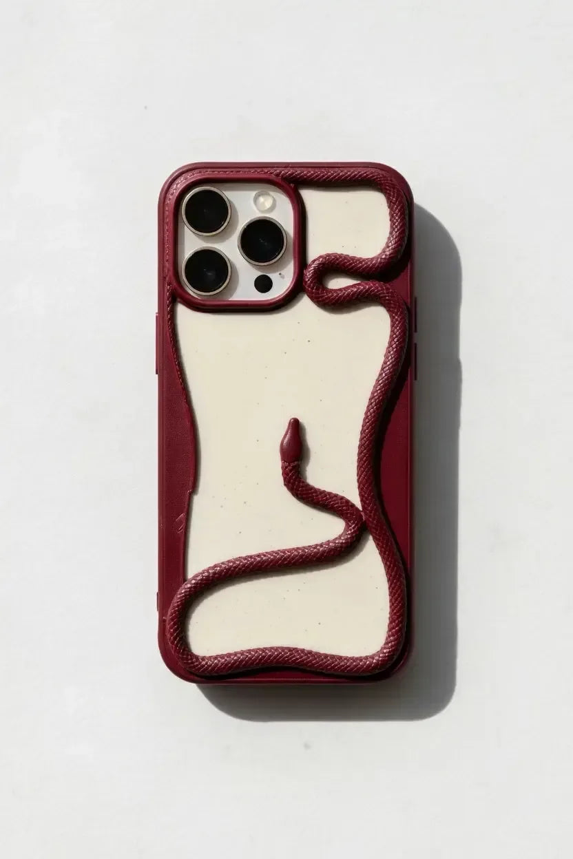 Red Serpent iPhone-fodral - Designfodral
