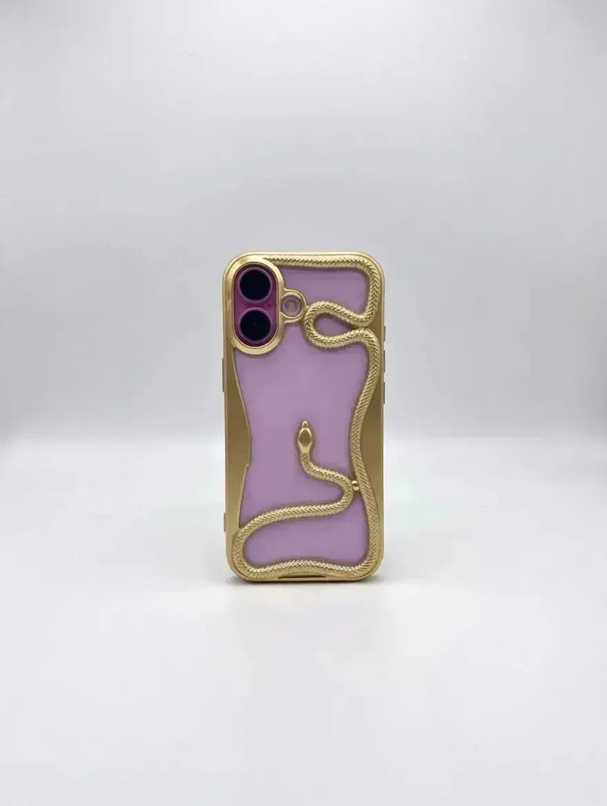 Guld Serpent iPhone-skal från Design Case