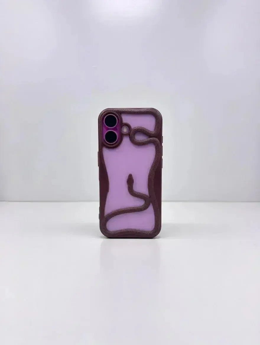 Röd Serpent iPhone-skal från Design Case