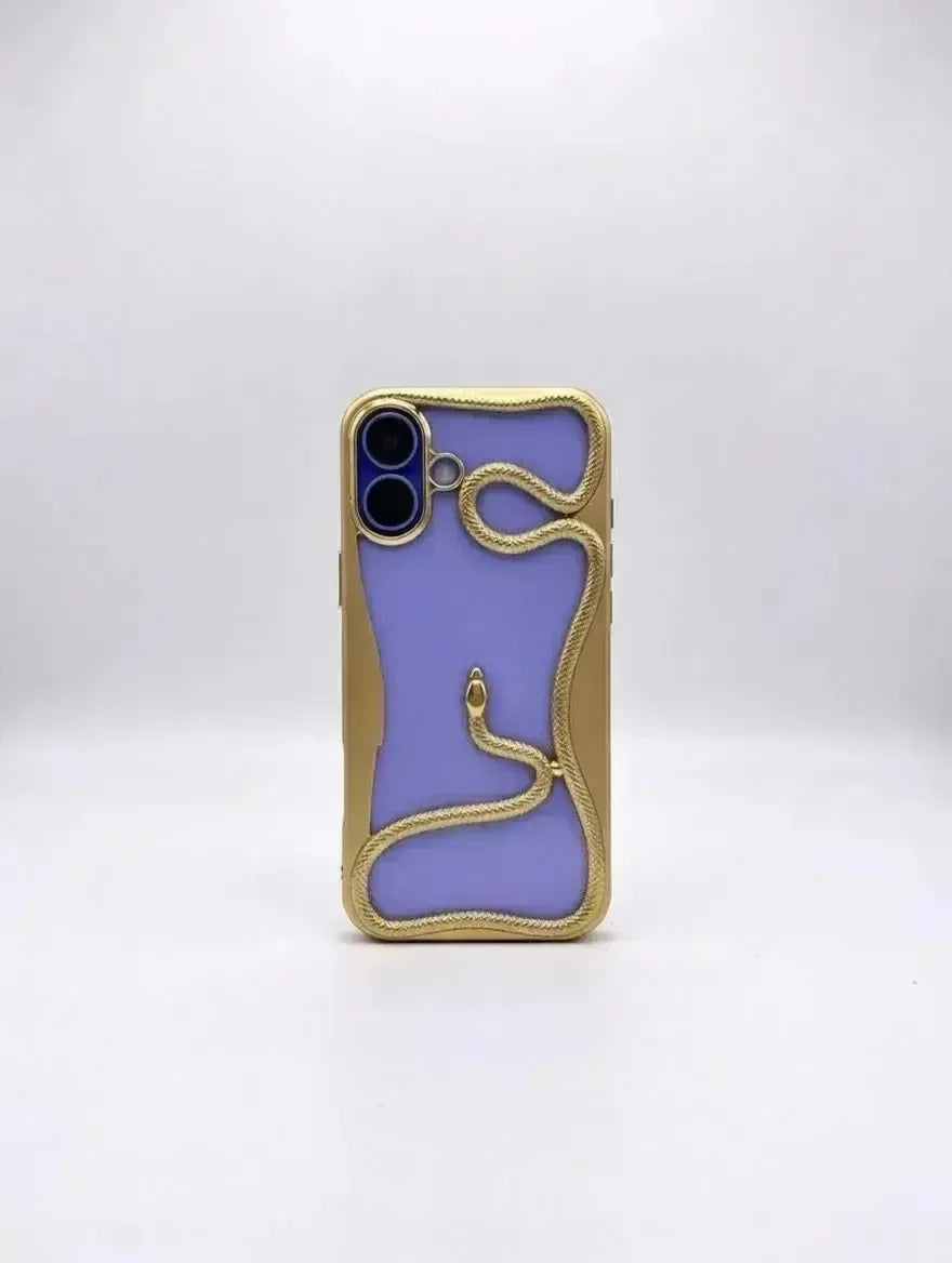 Guld Serpent iPhone-skal från Design Case