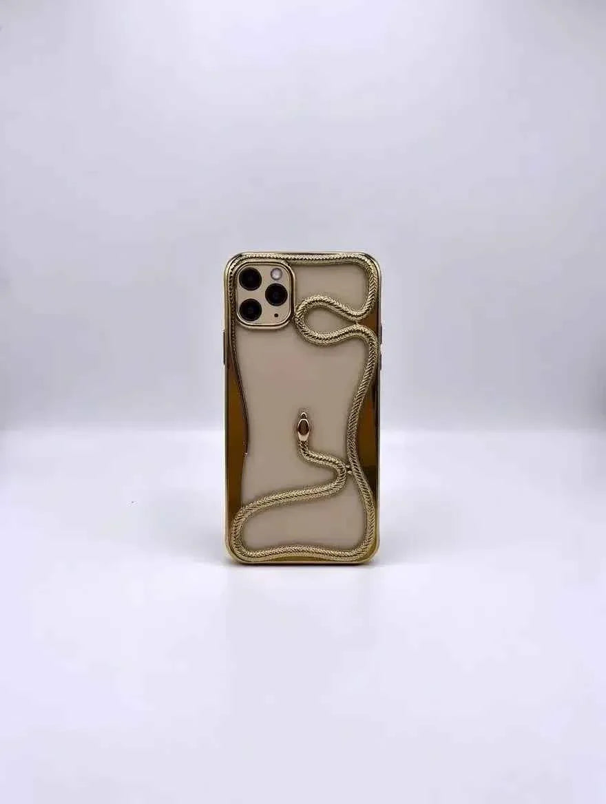 Guld Serpent iPhone-skal från Design Case