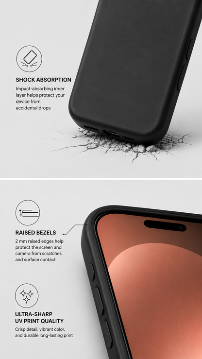 Black iPhone Design Case