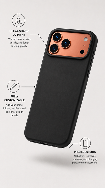 Black iPhone Design Case