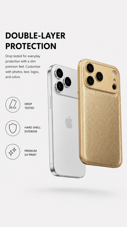 Atelier Anpassat iPhone-fodral - Guld