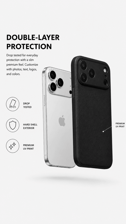 Atelier Custom iPhone Case - Black