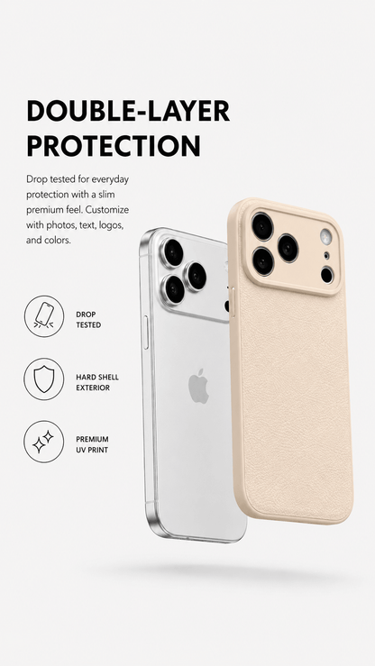 Atelier specialanpassat iPhone-fodral - Beige