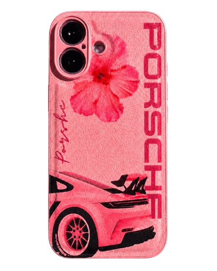 Pink Porsche Dream iPhone Case