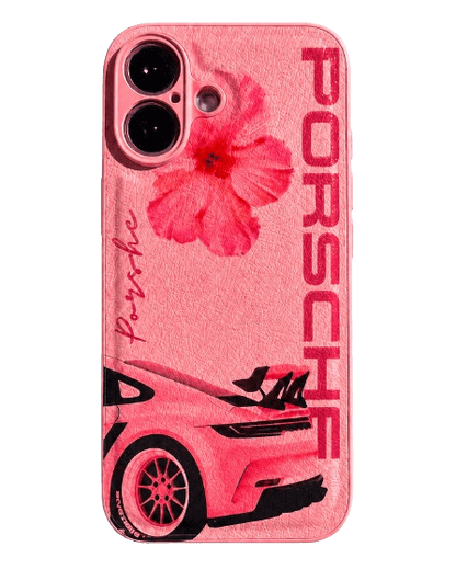 Pink Porsche Dream iPhone Case