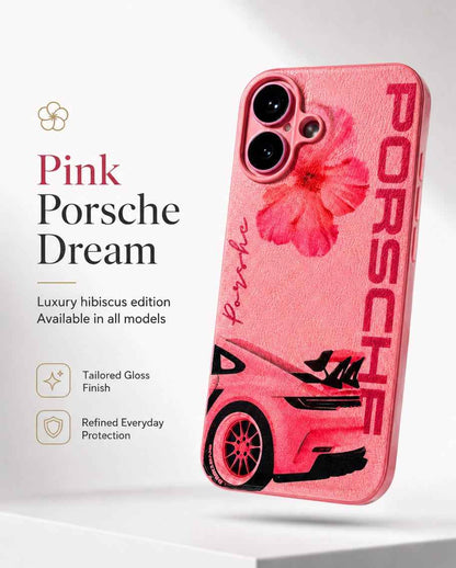 Pink Porsche Dream iPhone Case