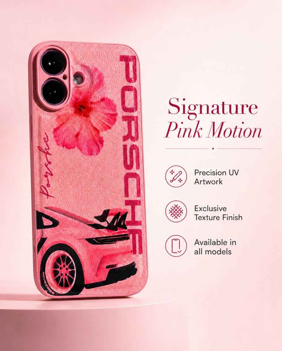 Pink Porsche Dream iPhone Case