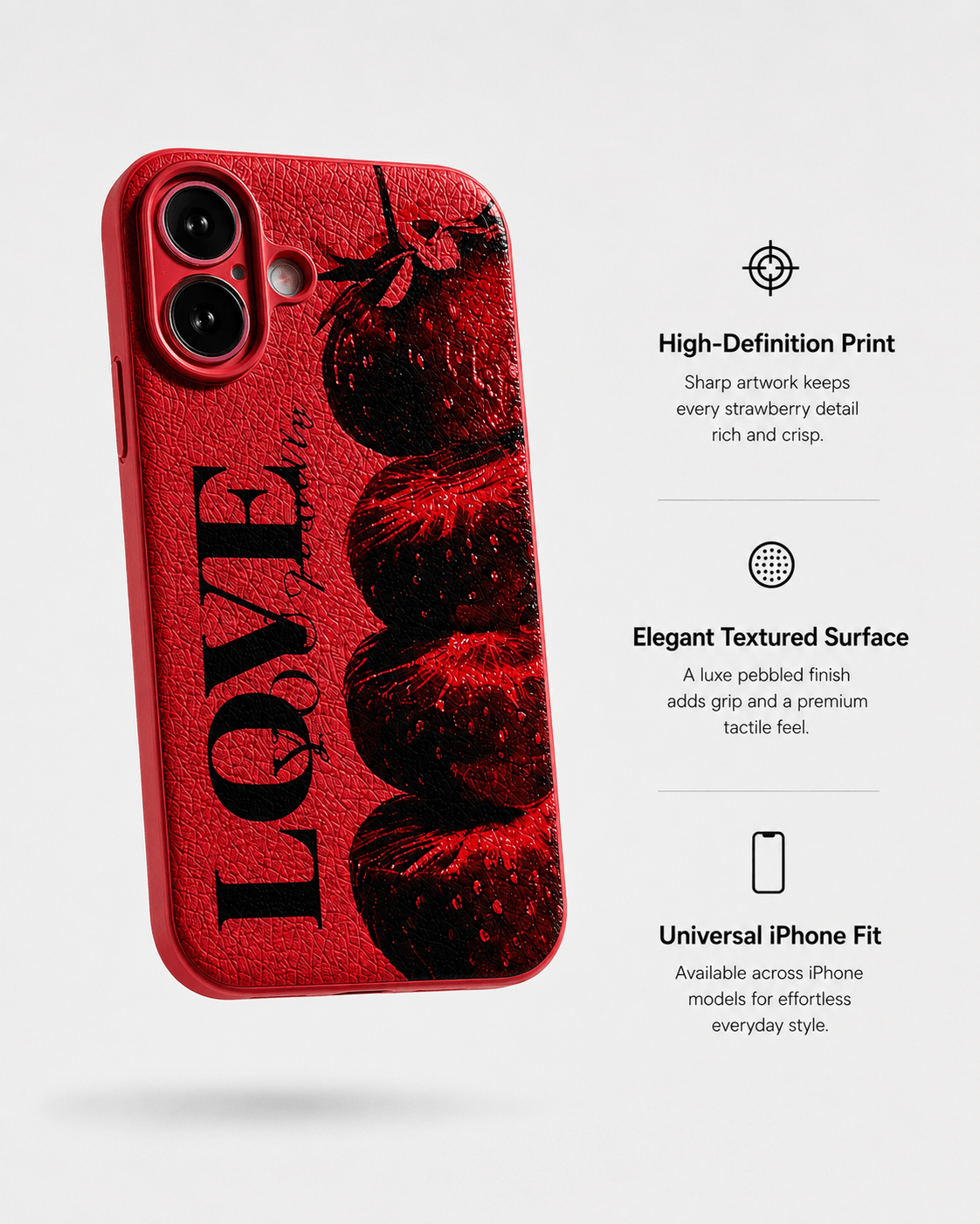 Strawberry Sweet iPhone Case - Design Case