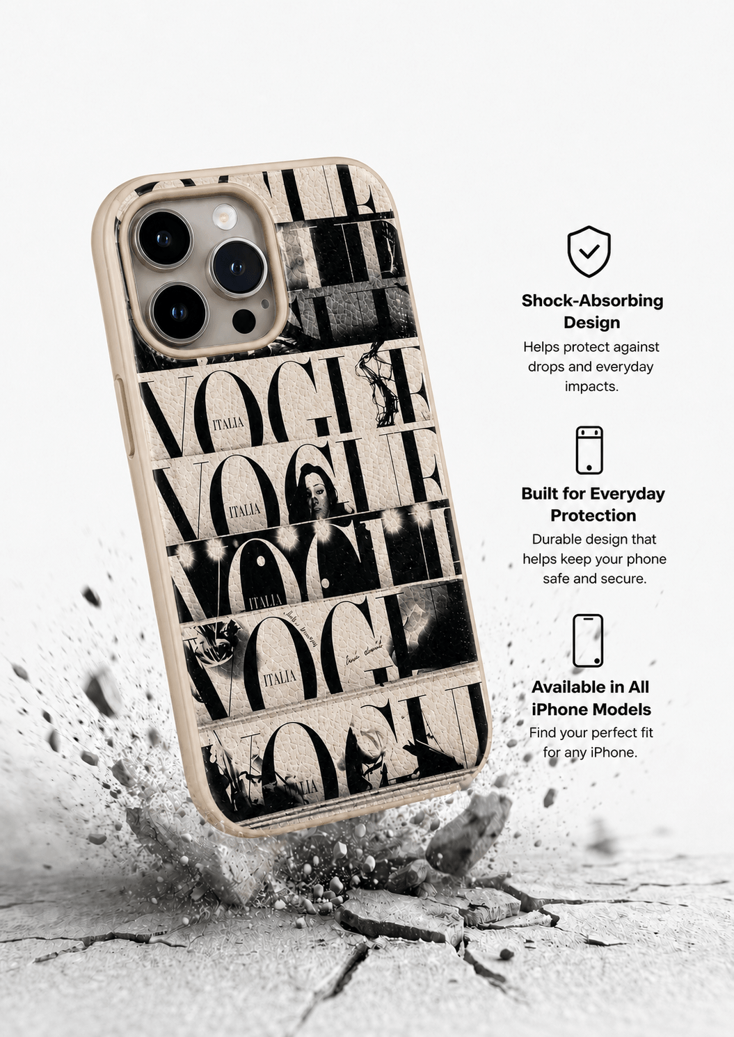 Vogue Editorial iPhone Case - Design Case