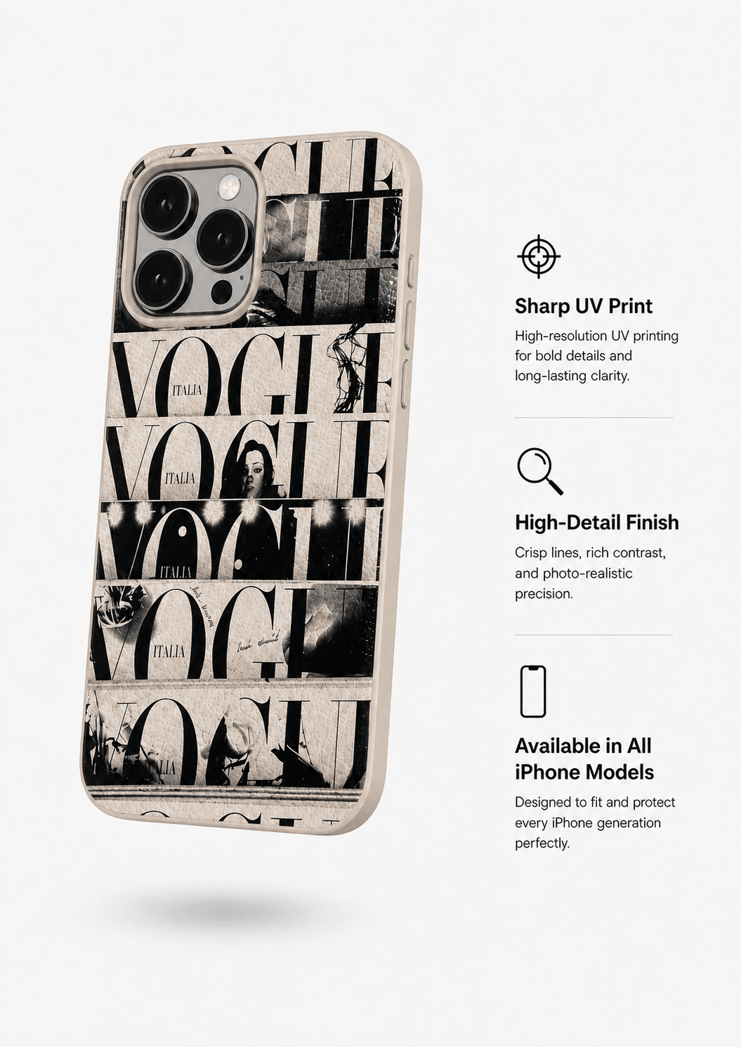 Vogue Editorial iPhone Case - Design Case