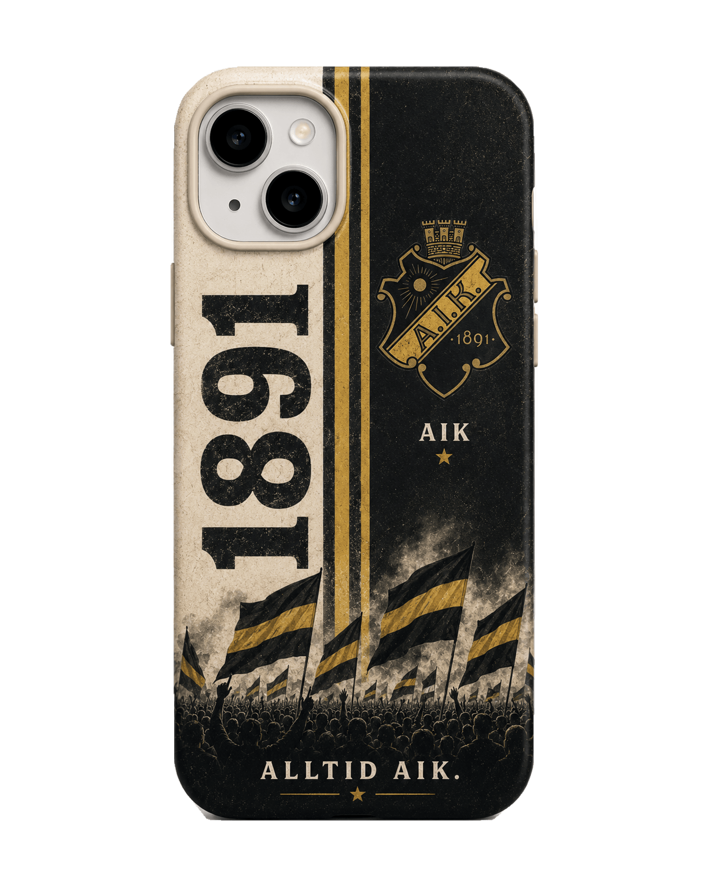 AIK 1891 delad arv iPhone-skal