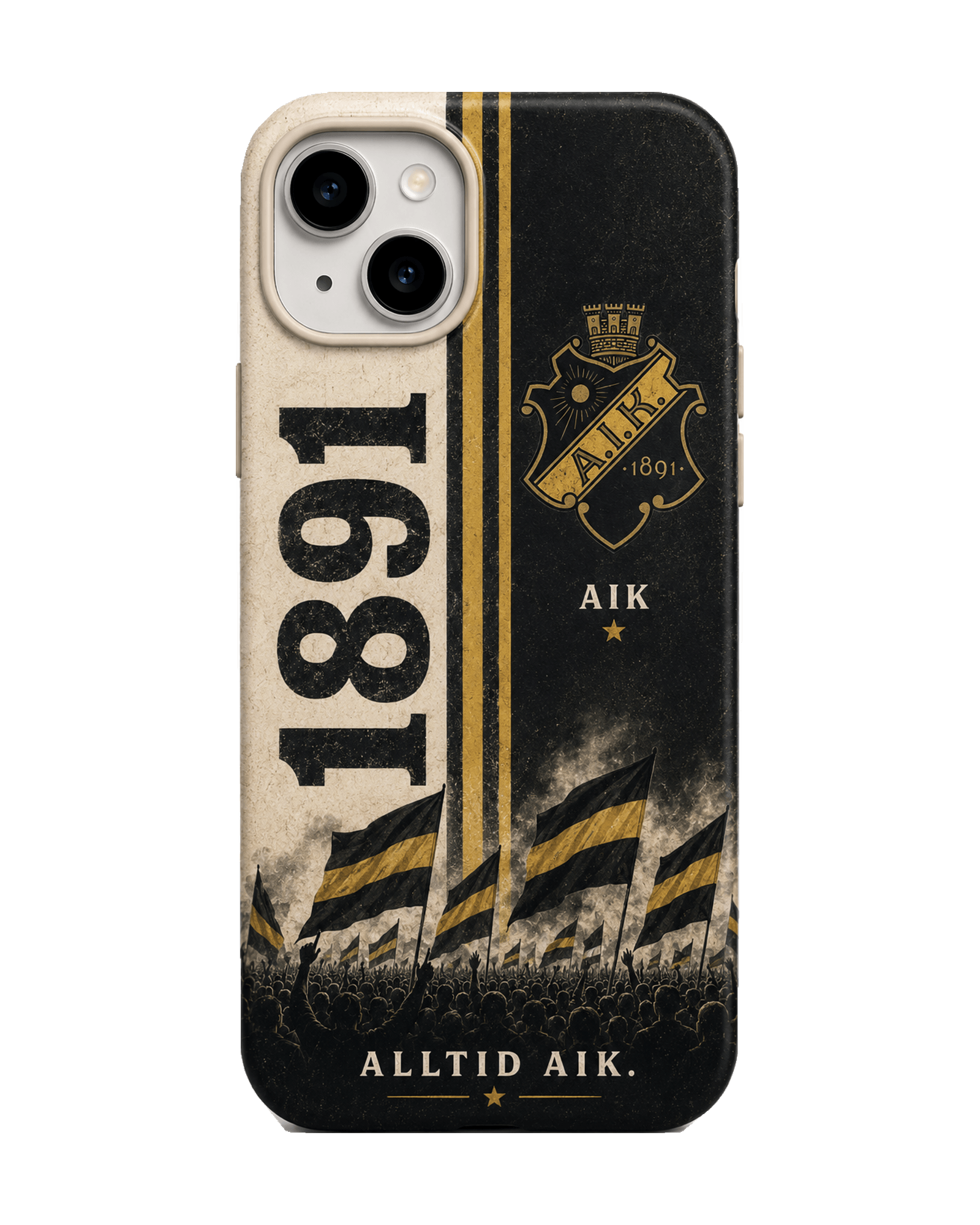 AIK 1891 delad arv iPhone-skal