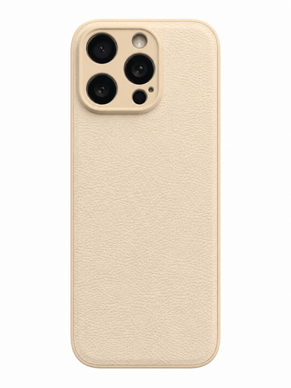 Beige Luxury iPhone Case 16-15-14-13-pro-max