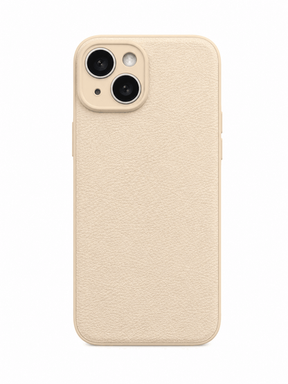 Beige Luxury iPhone Case 15-14-13