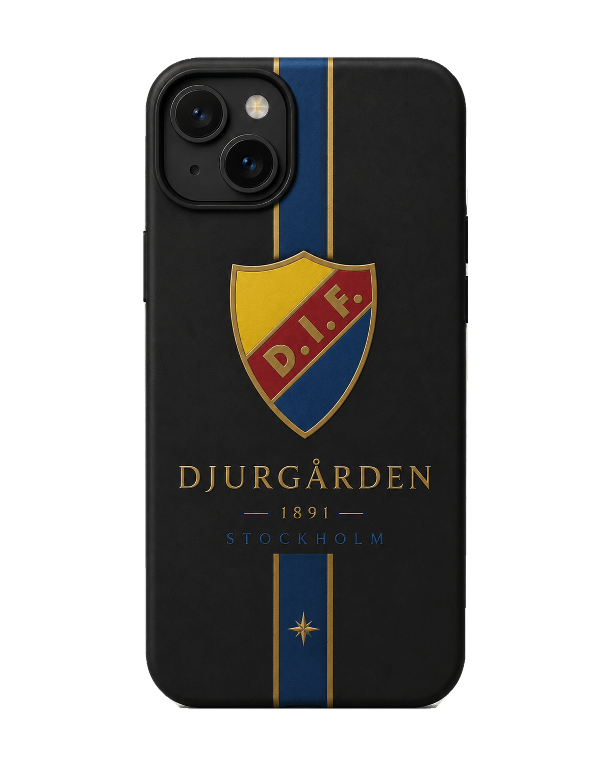 Djurgården signatur klubbmärke iPhone-skal