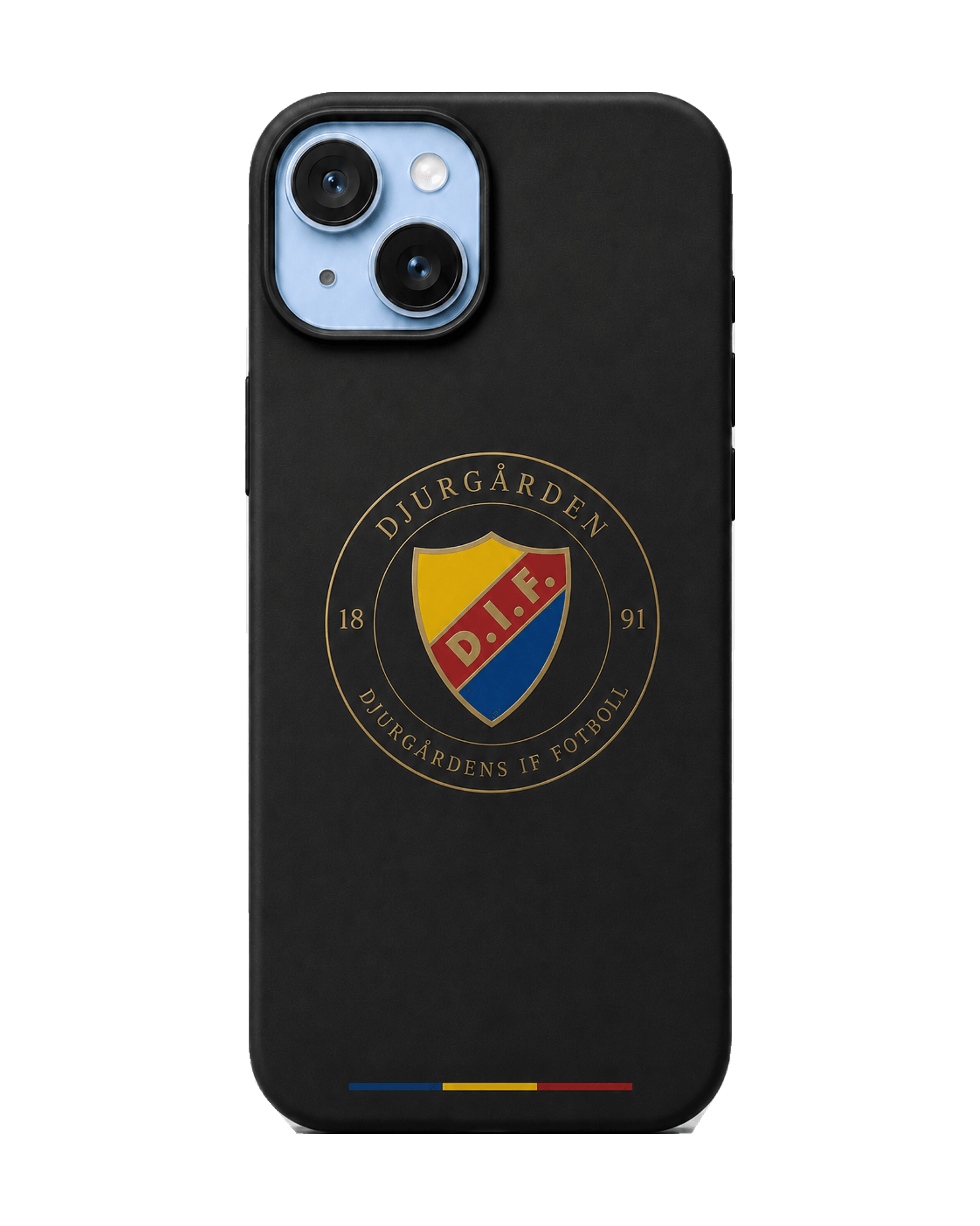 Djurgården minimalistisk klubbmärke iPhone-skal