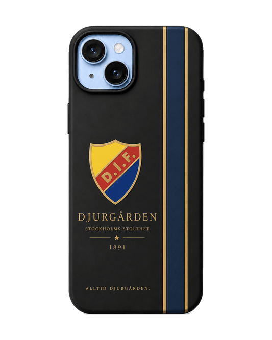 Djurgården vertikal rand iPhone-skal