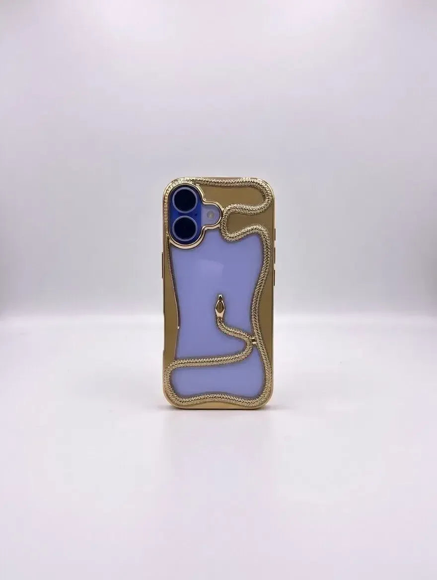Guld Serpent iPhone-skal från Design Case