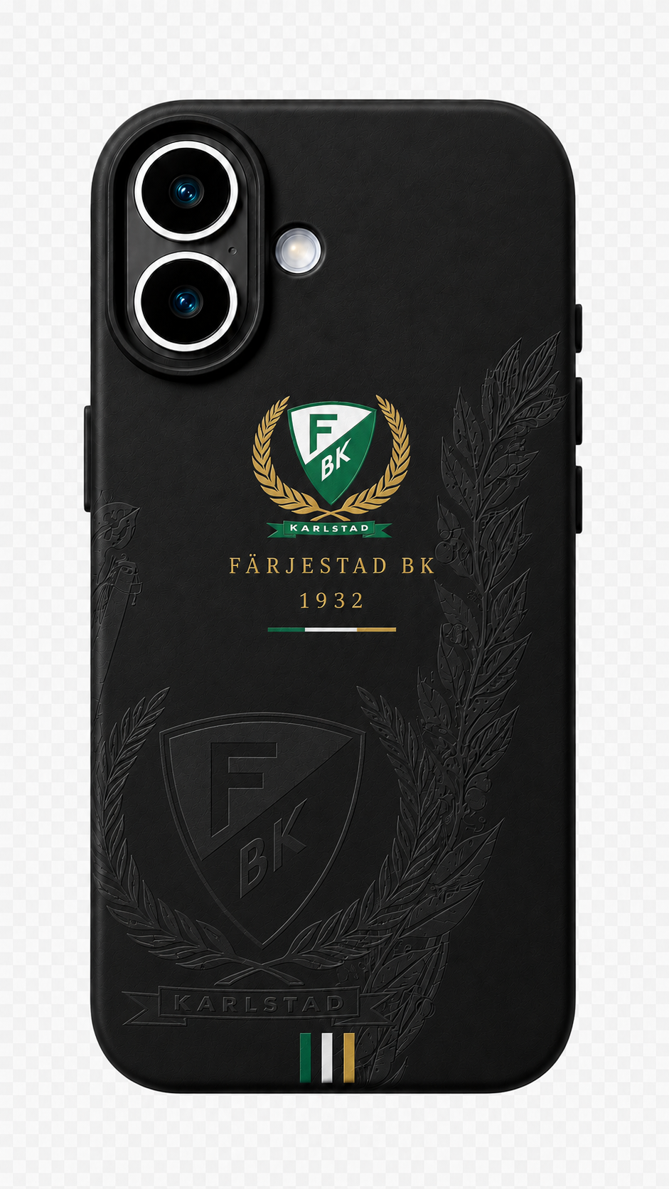 Färjestad BK Black Shadow Laurel iPhone Case