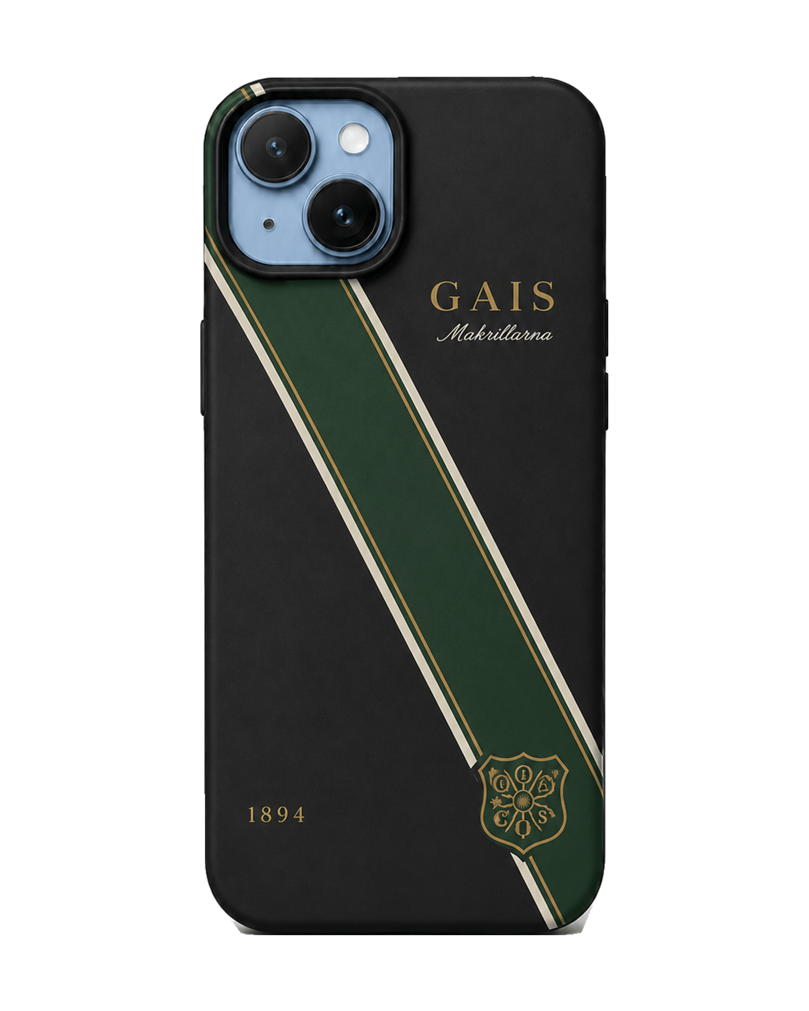 GAIS diagonal klubbmärke iPhone-skal