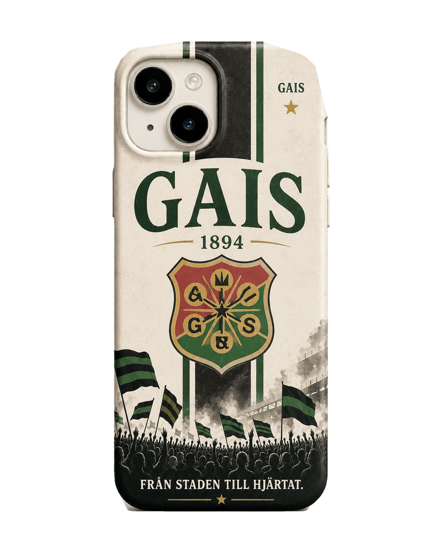 GAIS grön flagga iPhone-skal