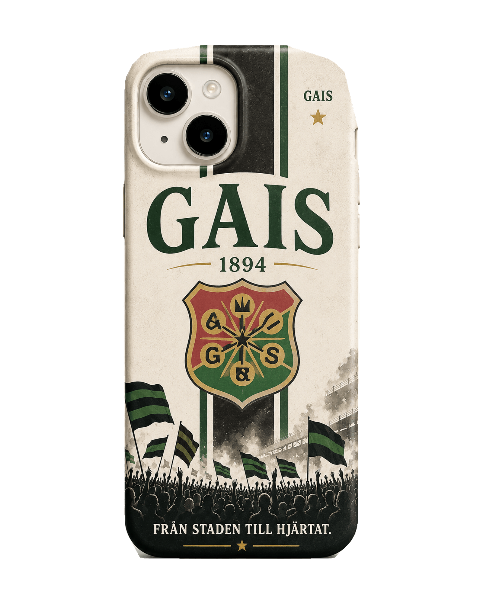 GAIS grön flagga iPhone-skal