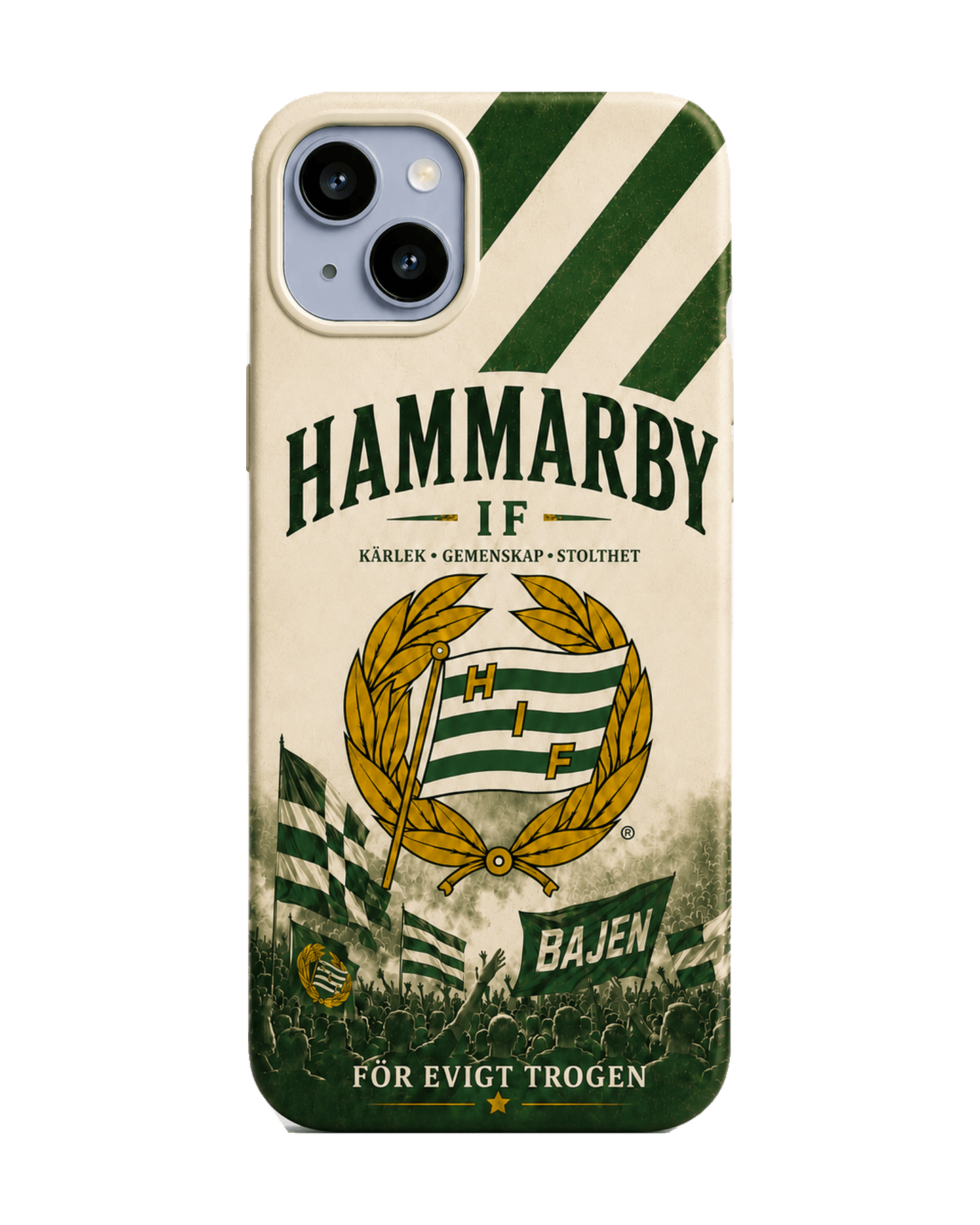 Hammarby grönvitt arv iPhone-skal