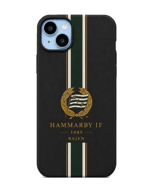 Hammarby Bajen klubbmärke svart iPhone-skal