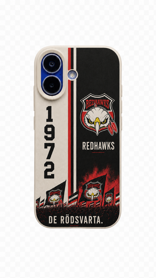 Malmö Redhawks Beige De Rödsvarta Split iPhone Case