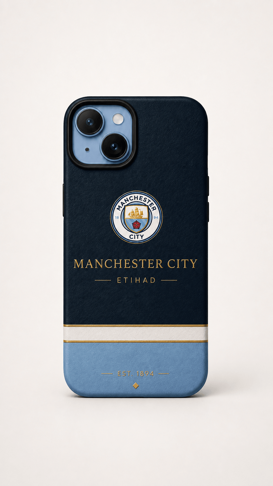 Manchester City Black Etihad iPhone Case