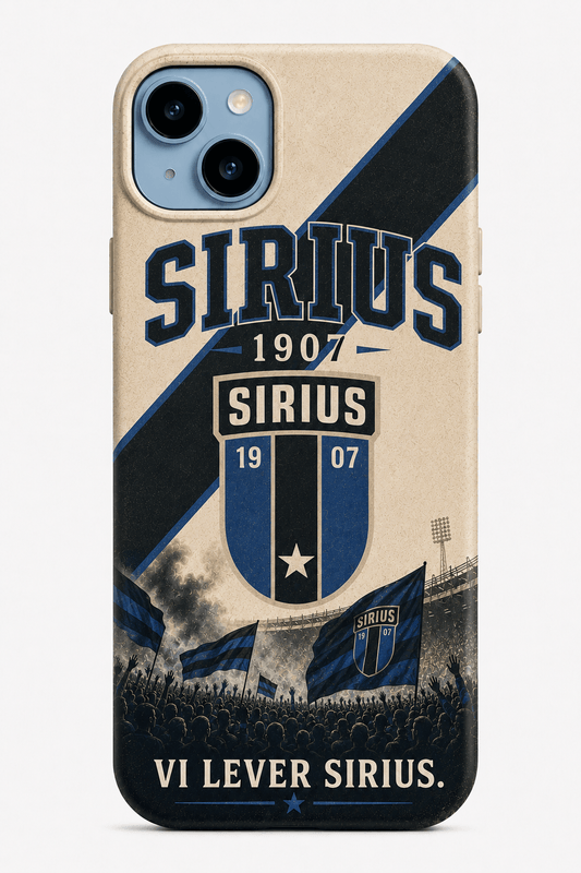Sirius flagga supporter iPhone-skal
