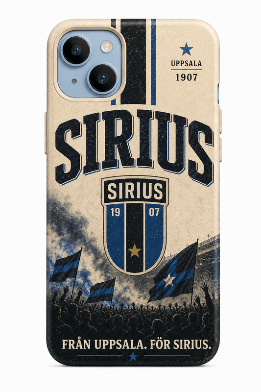 Sirius klassisk blå iPhone-skal