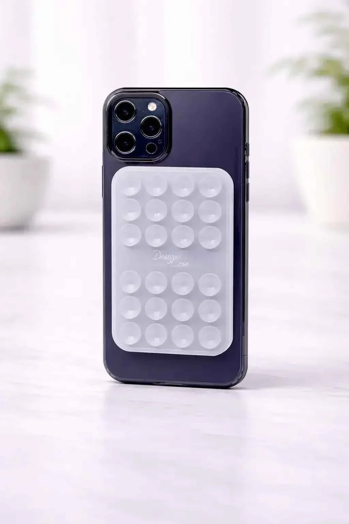 DesignGrip dobbeltsidet sugegreb transparent Design Case