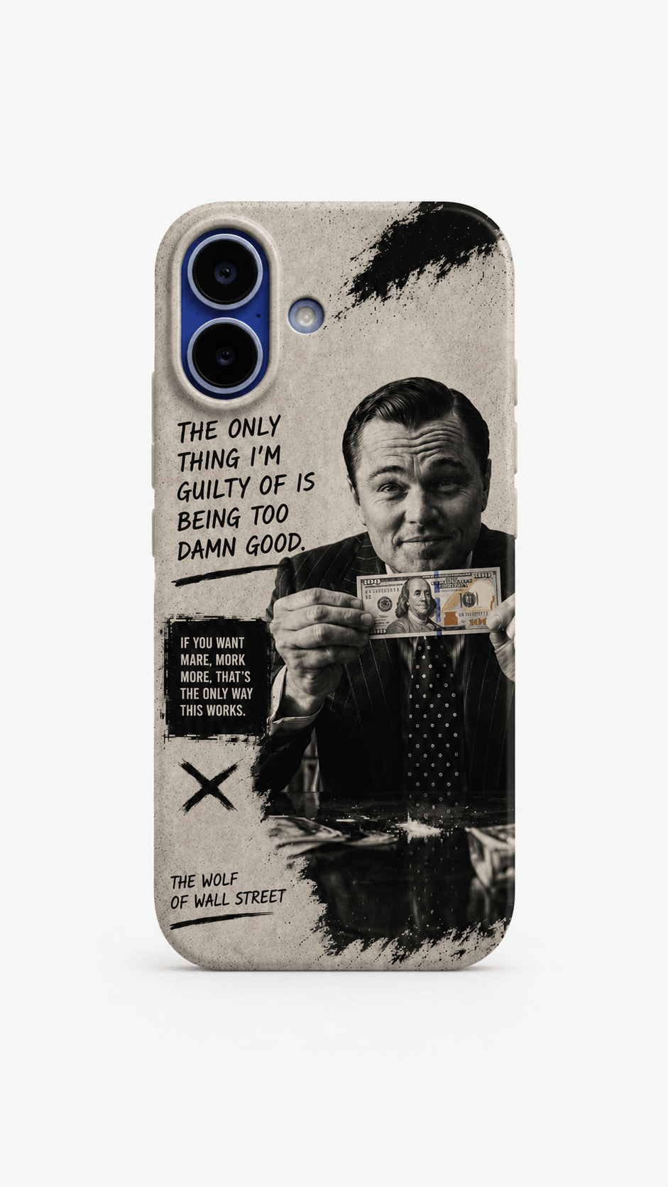 Wolf of Wall Street iPhone deksel | 16 Plus